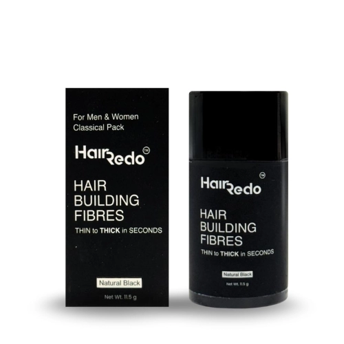 Pure Keratin Hair Fibers, 11.5g Classical Pack (Natural Black)